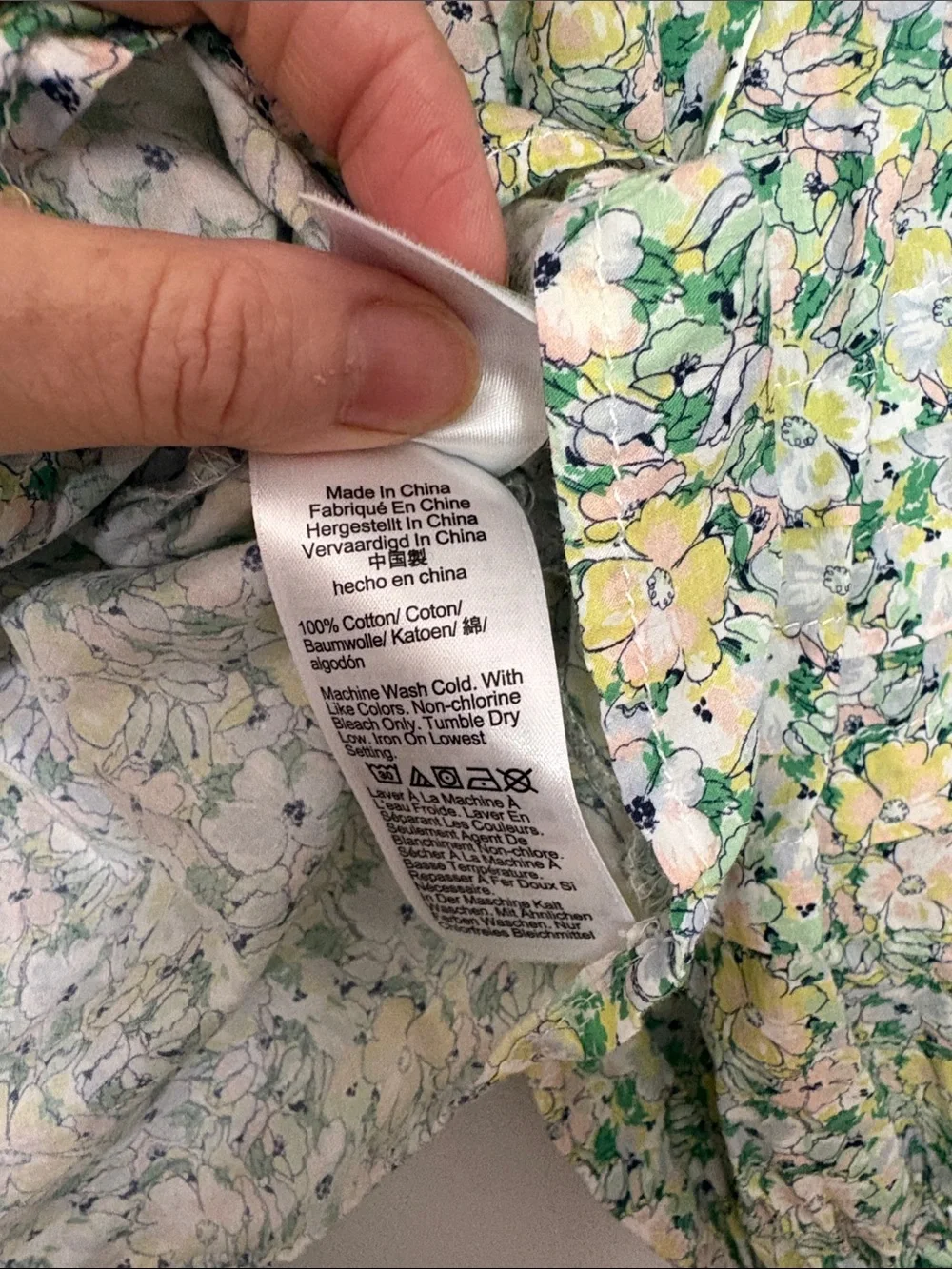 J.Crew x Liberty Floral Cotton Ruffle Blouse Puff Sleeve XS